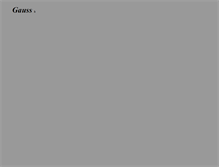 Tablet Screenshot of gauss.com