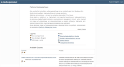 Desktop Screenshot of e-nauka.gauss.pl