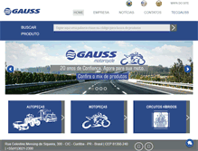 Tablet Screenshot of gauss.ind.br