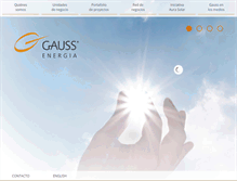 Tablet Screenshot of gauss.com.mx